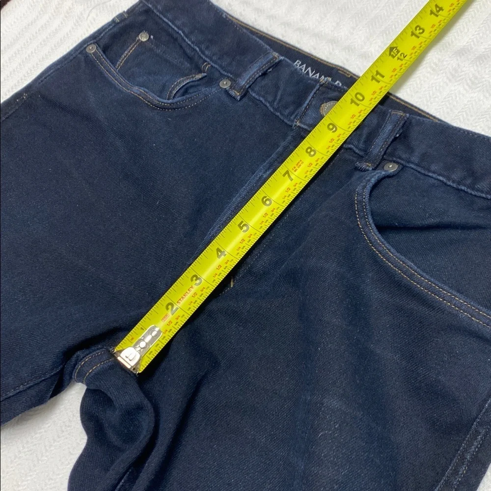 Banana Republic Traveler Slim Dark Wash Jeans 32x30 Stretch Very Dark Blue